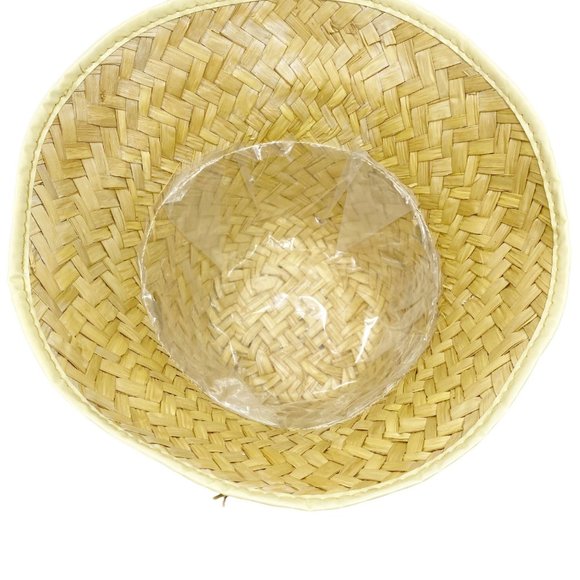 Tan Straw Handmade Bucket Hat OS - Picture 6 of 15